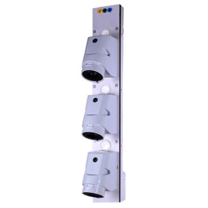 Emergency power-feeder & Strip-type socket-outlet